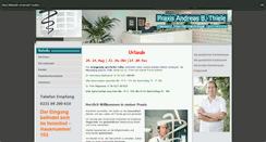 Desktop Screenshot of praxis-thiele.com